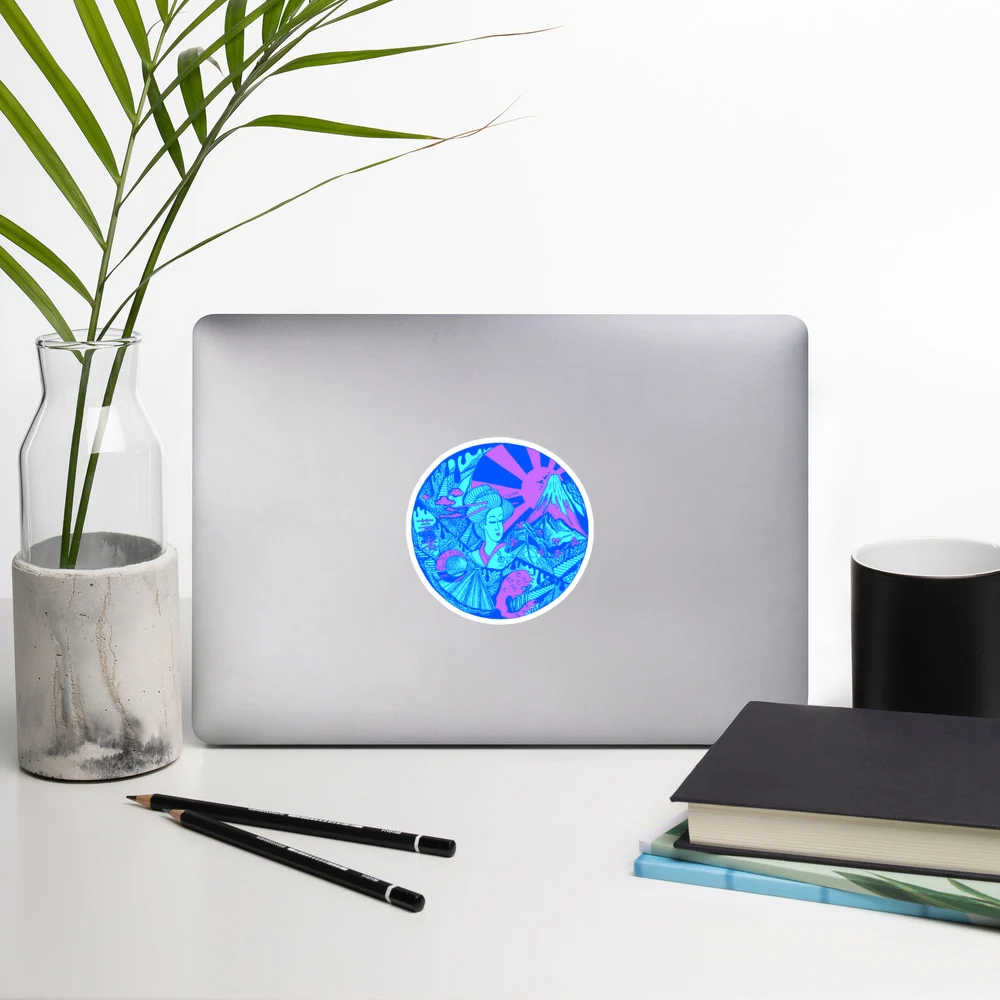 Dreaming of Japan - Japanese Circle Stickers - Image 8