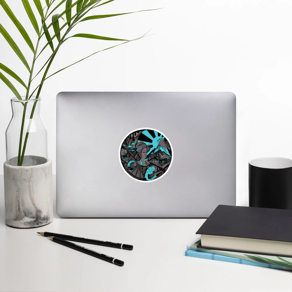Dreaming of Japan - Japanese Circle Stickers - Image 8