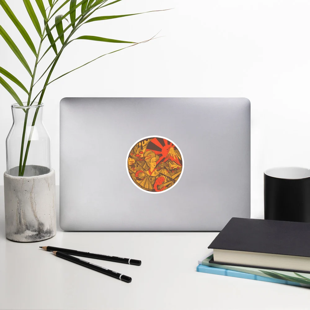 Dreaming of Japan - Japanese Circle Stickers - Image 8