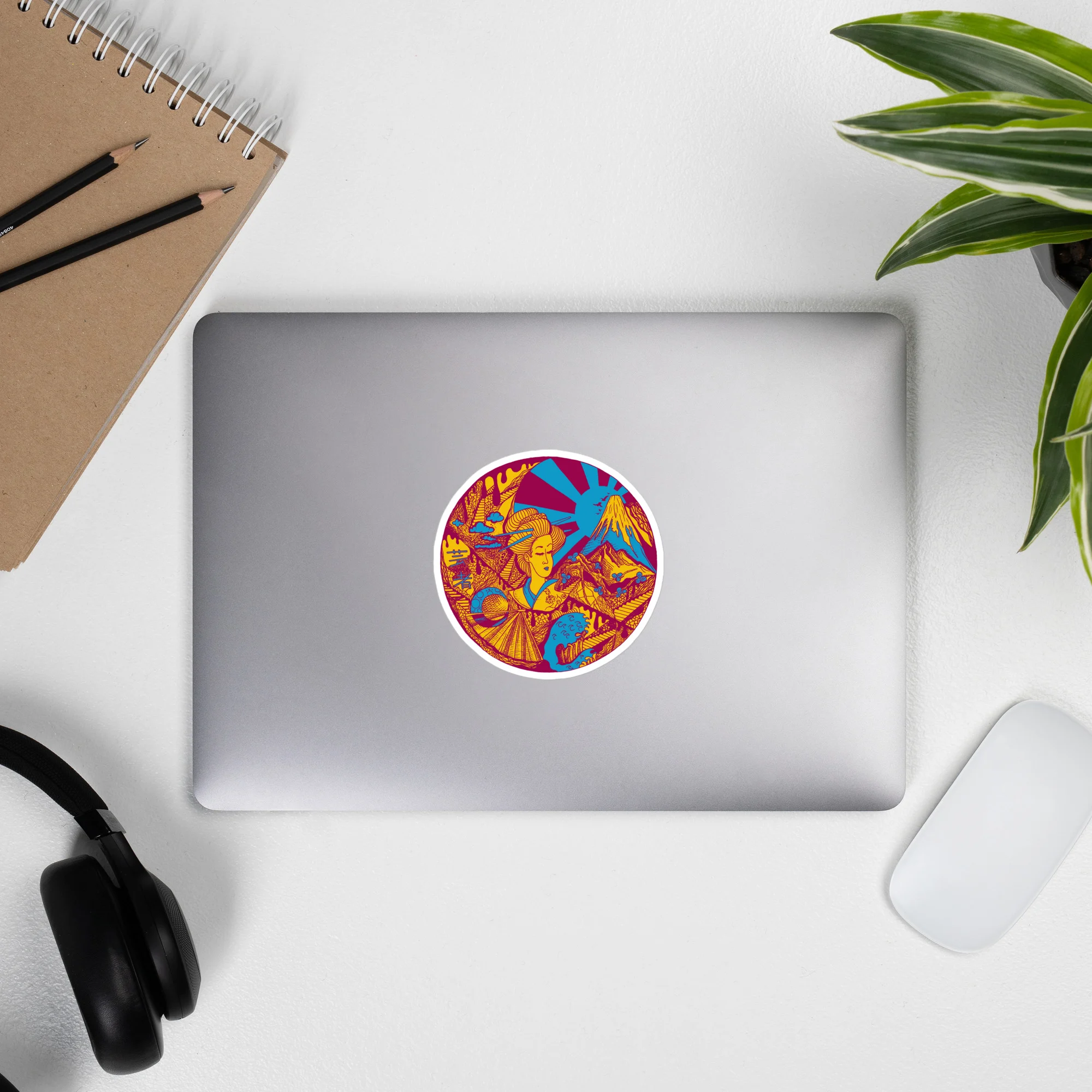 Triadic Dreaming of Japan - Japanese Circle Stickers - Image 9
