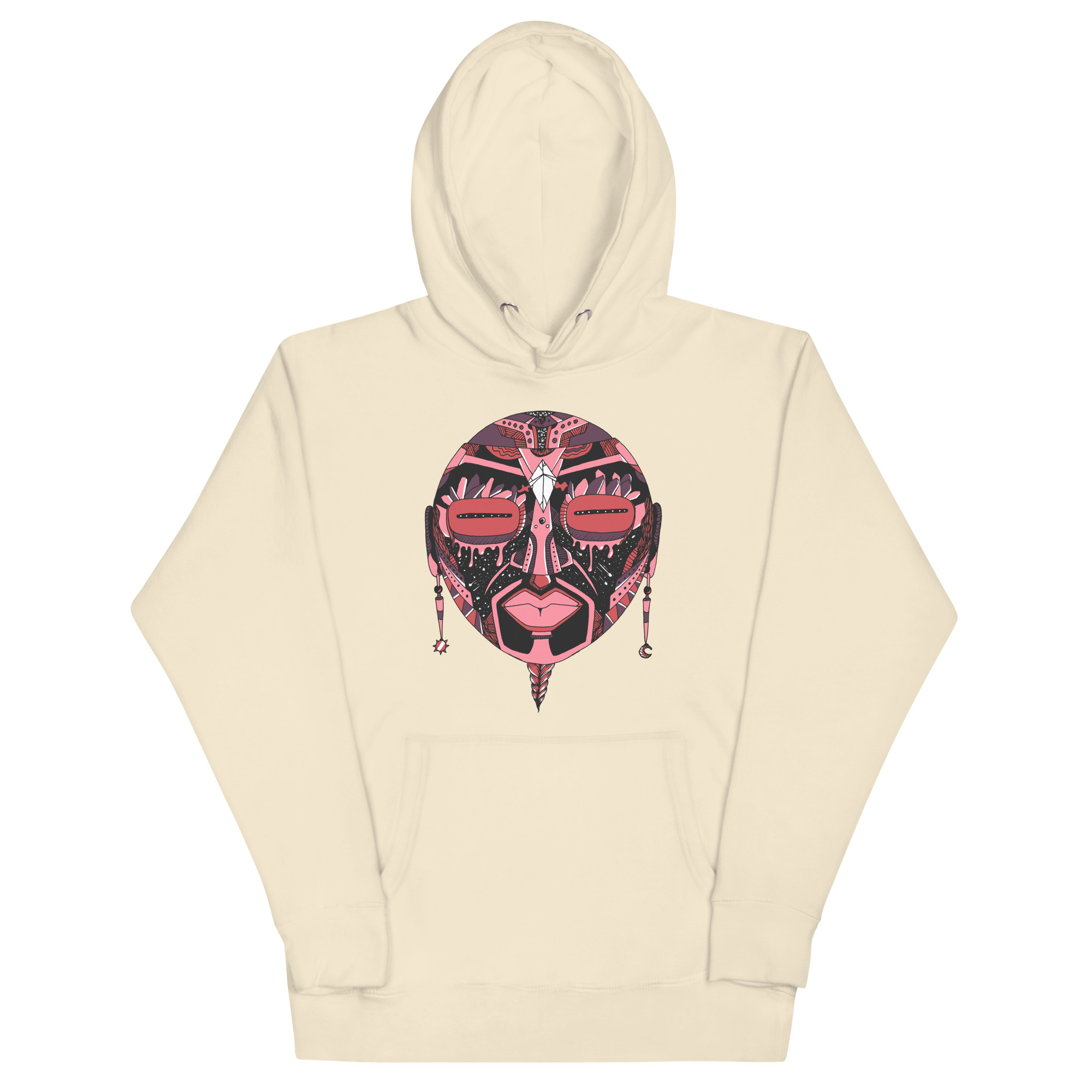 Amber and Rose African Mask No. 2 - African Hoodie