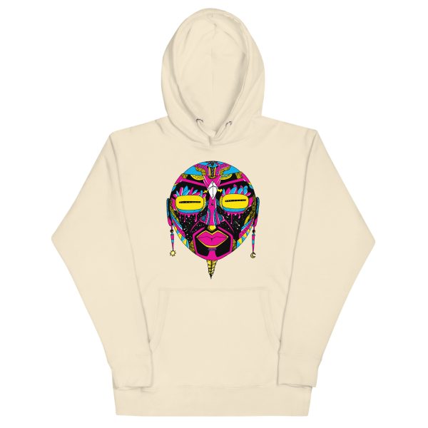 CMYK African Mask No. 2 - African Hoodie