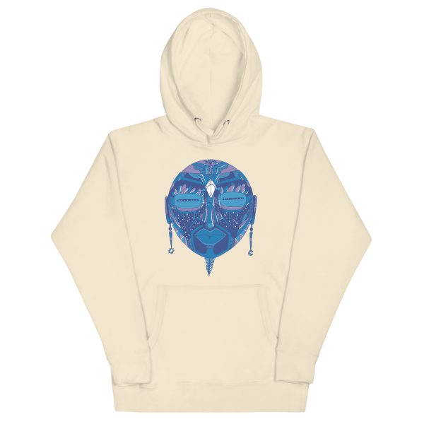 Mountain Blue African Mask No. 2 - African Hoodie
