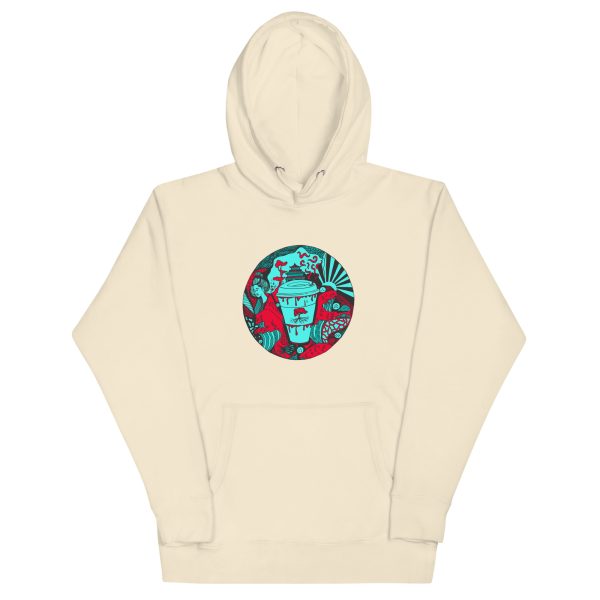 Turquoise Red Coffee in Japan - Coffee Hoodie