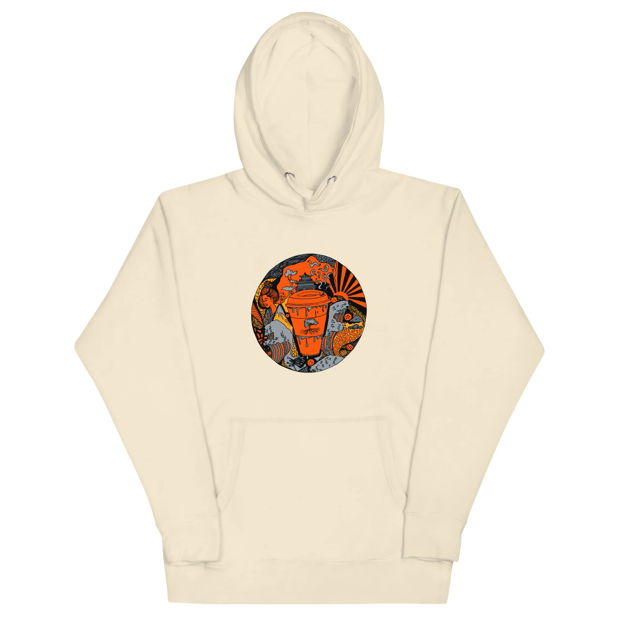 Orange and Grey Coffee in Japan - Coffee Hoodie