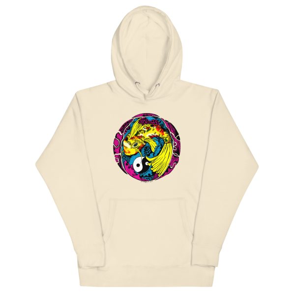 CMYK Koi of Balance - Koi Fish Hoodie