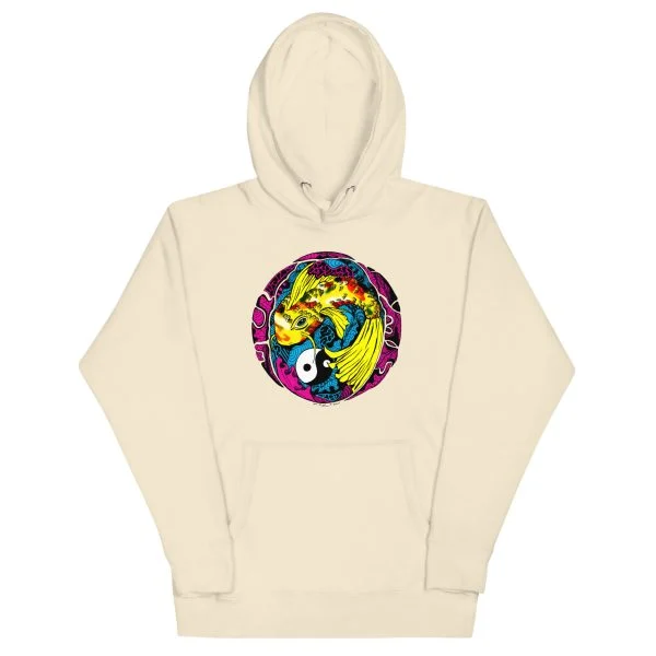 CMYK Koi of Balance - Koi Fish Hoodie