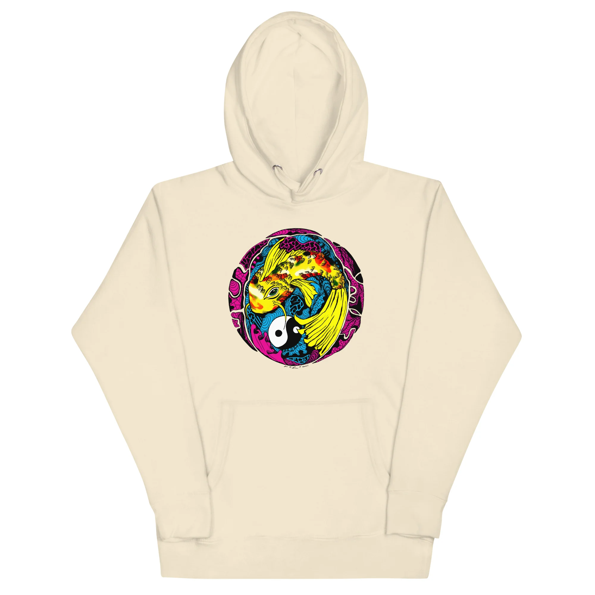 CMYK Koi of Balance - Koi Fish Hoodie
