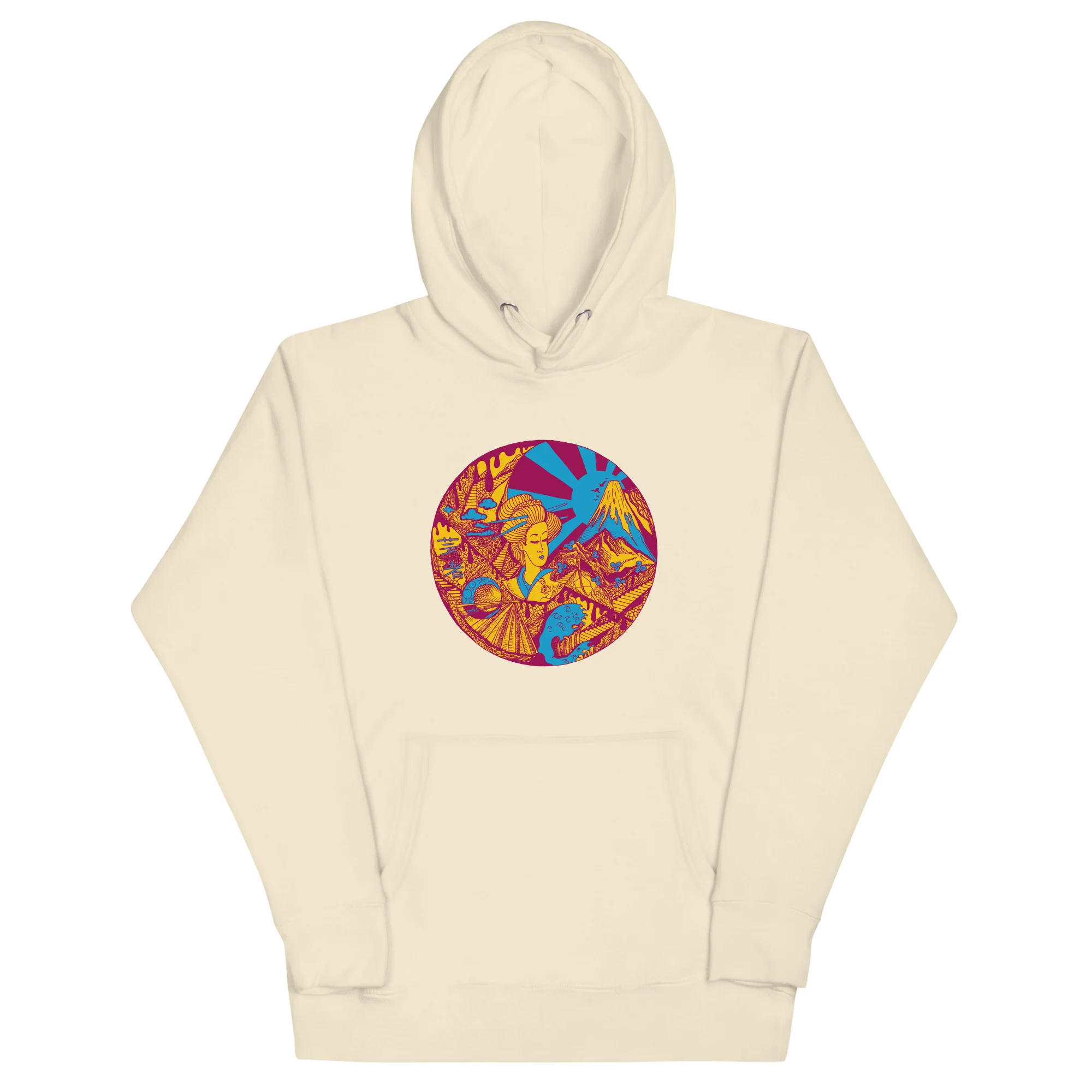 Triadic Dreaming of Japan - Japanese Circle Hoodie