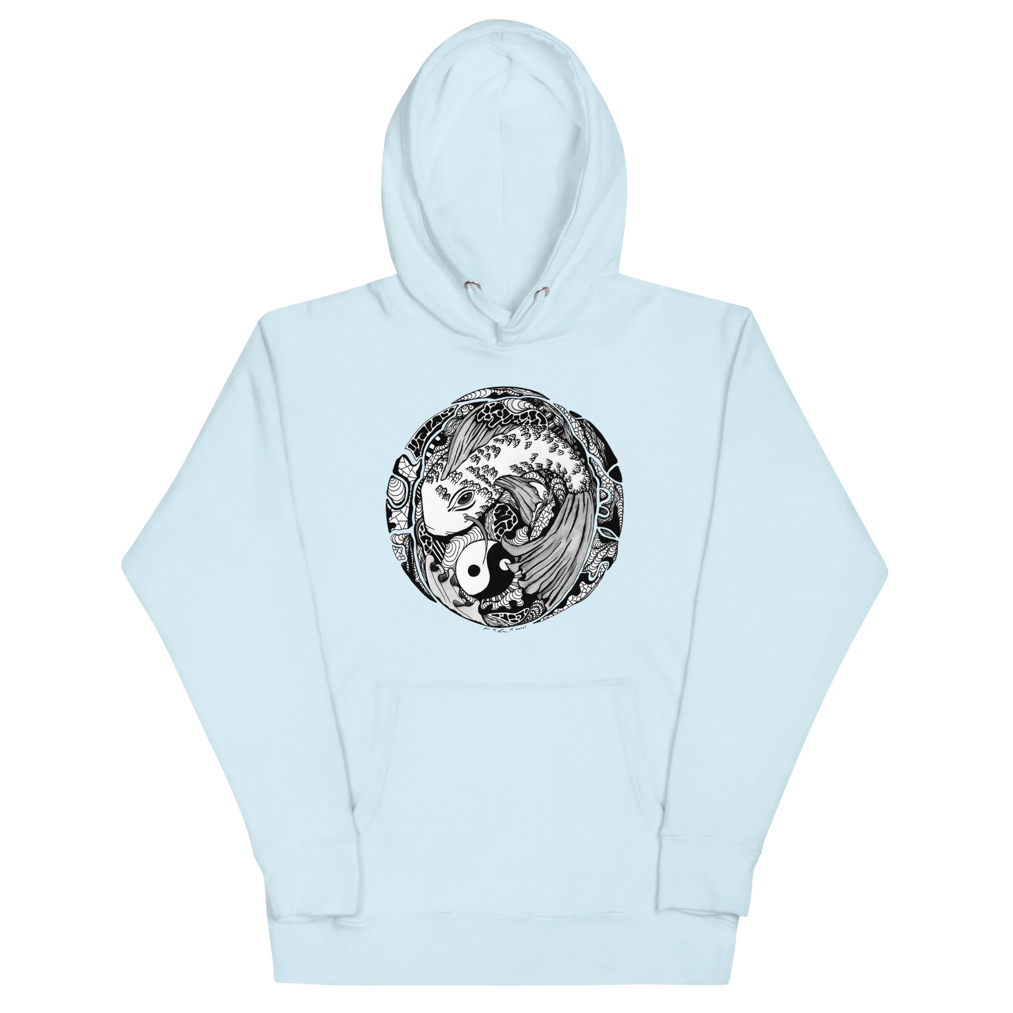 Koi of Balance - Koi Fish Hoodie - Image 6