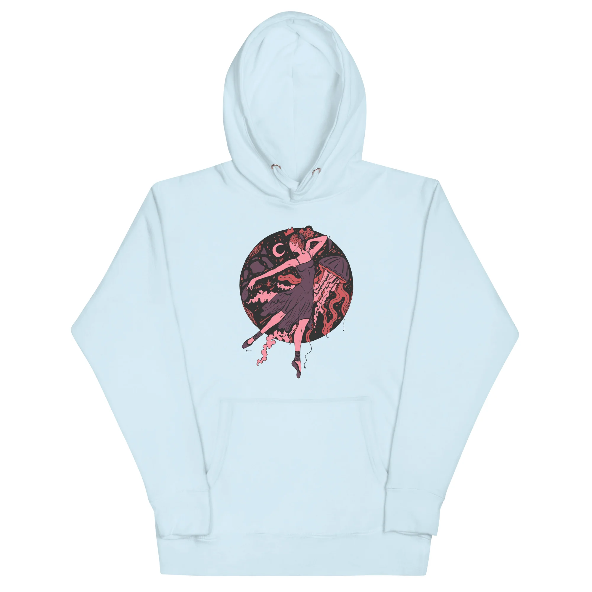 Amber and Rose The Oceanic Dancer | Ballerina Drawing Hoodie - Image 6