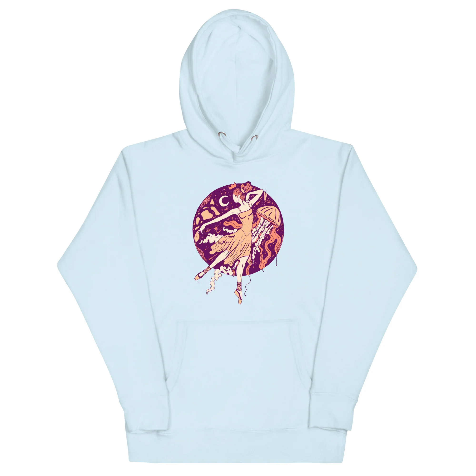 Peach The Oceanic Dancer | Ballerina Drawing Hoodie - Image 6