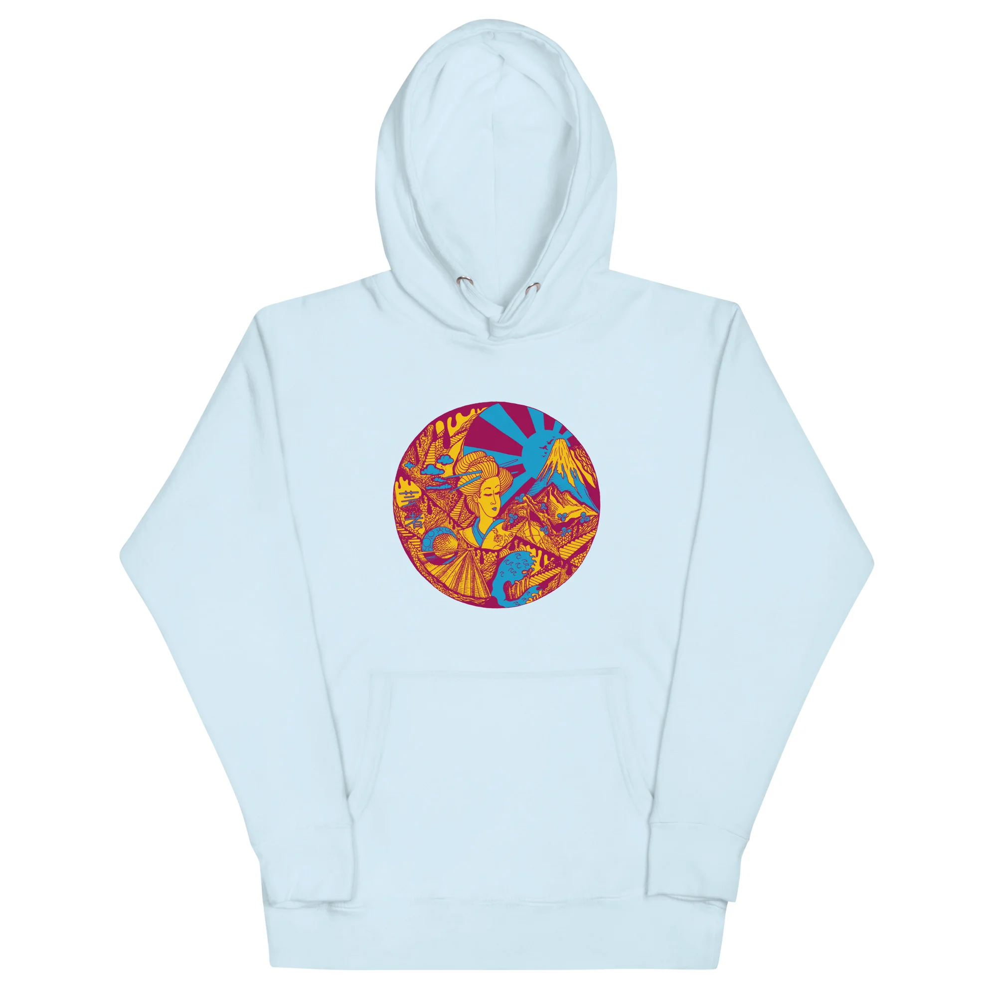 Triadic Dreaming of Japan - Japanese Circle Hoodie - Image 6