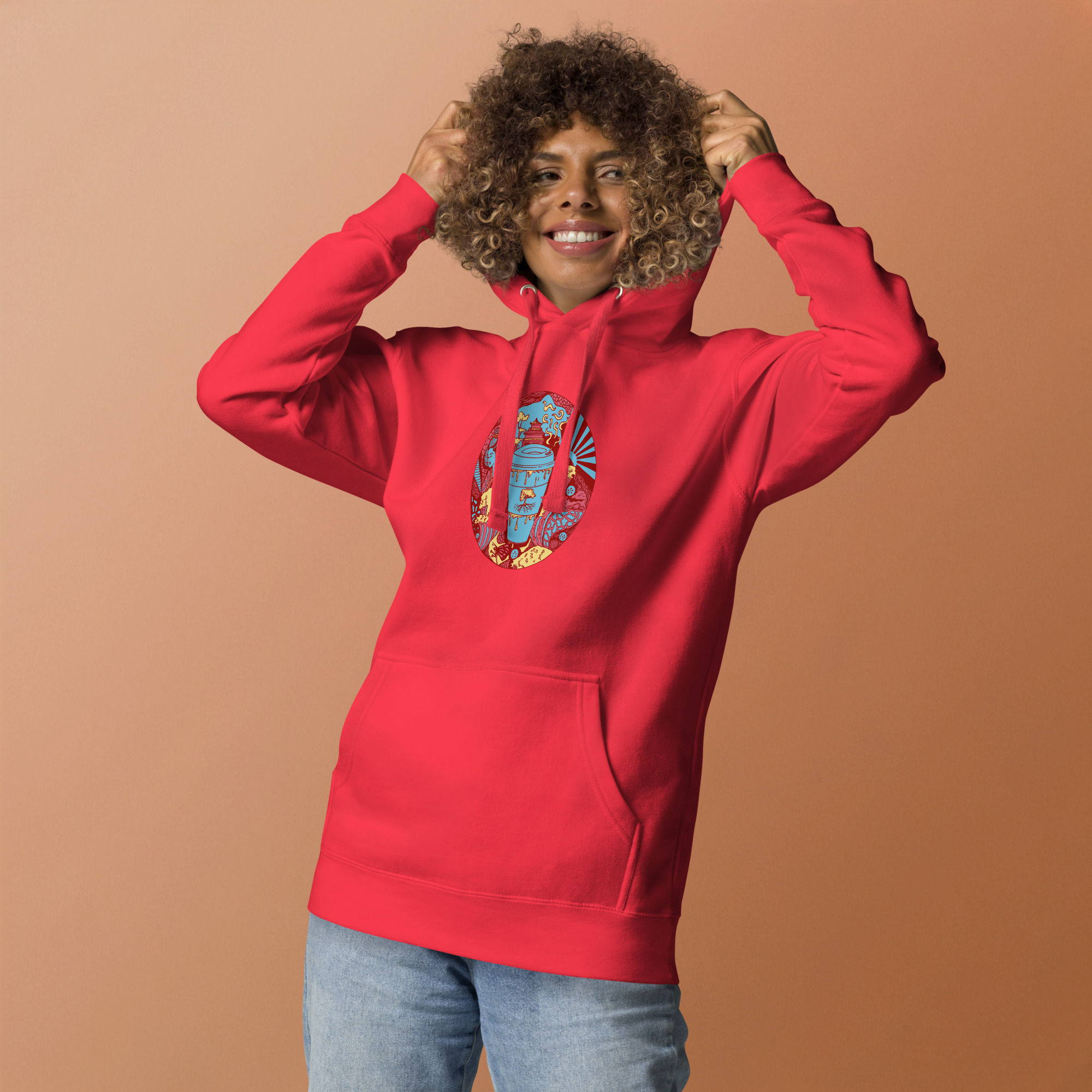 Pastel Blue Coffee in Japan - Coffee Hoodie - Image 2