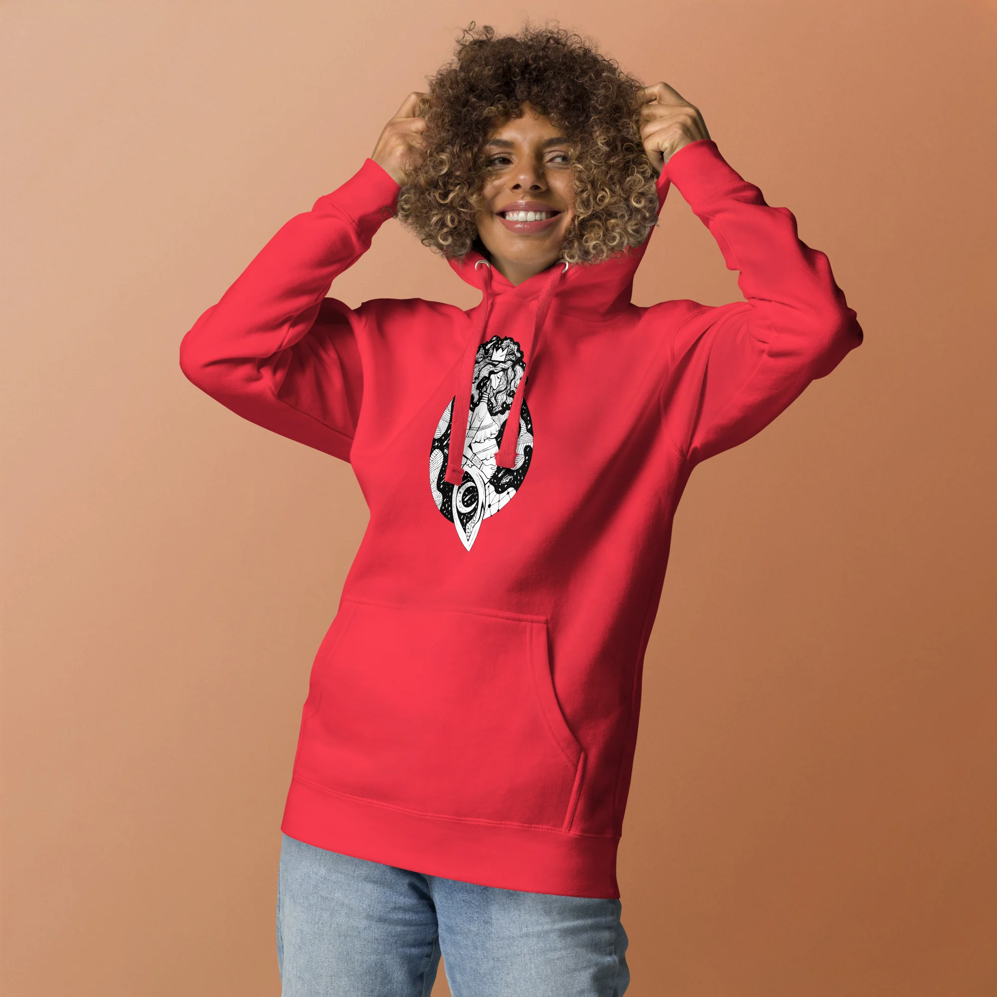 Birth of Sahelle | Art gift for Mom Hoodie - Image 2