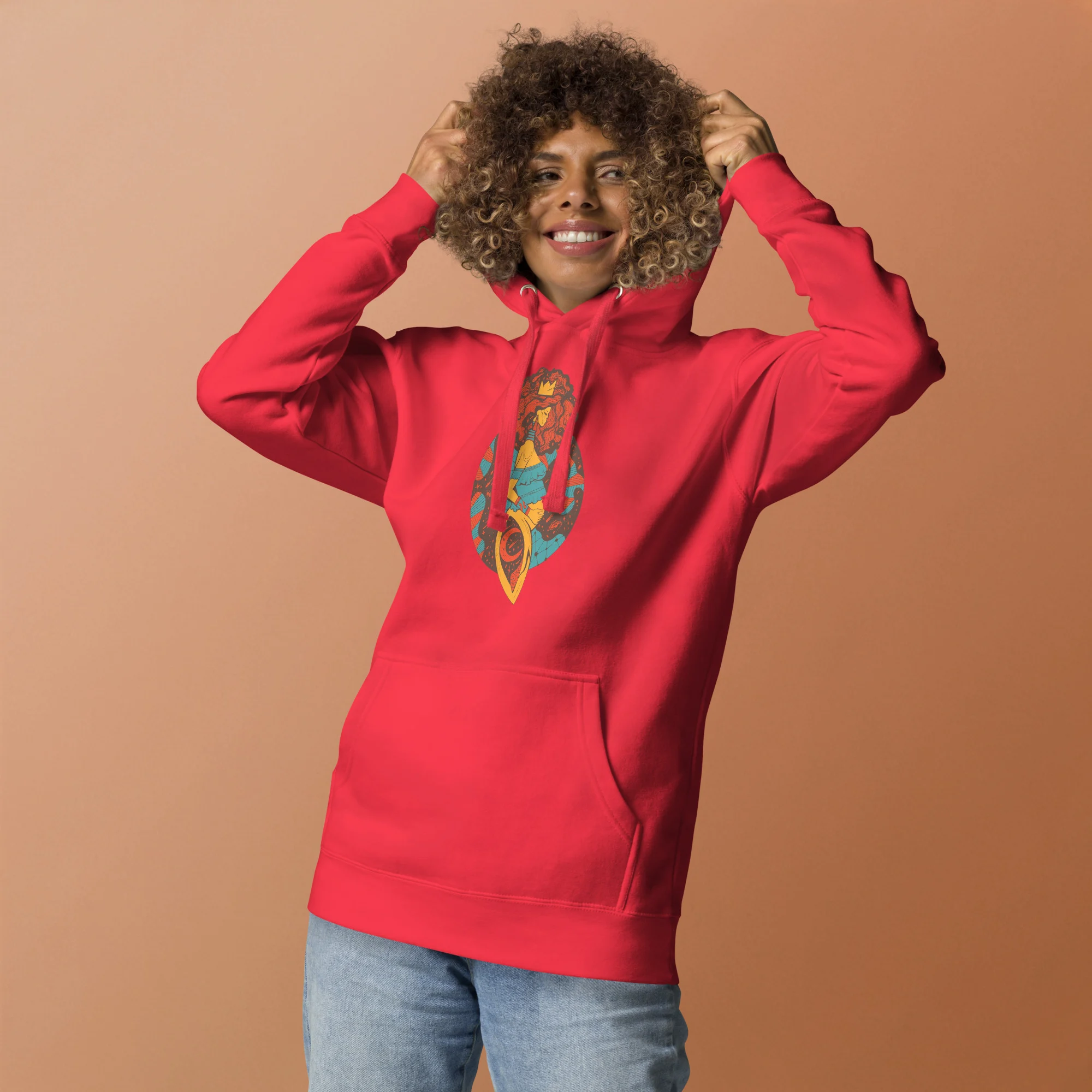 Cafe Birth of Sahelle | Art gift for Mom Hoodie - Image 2