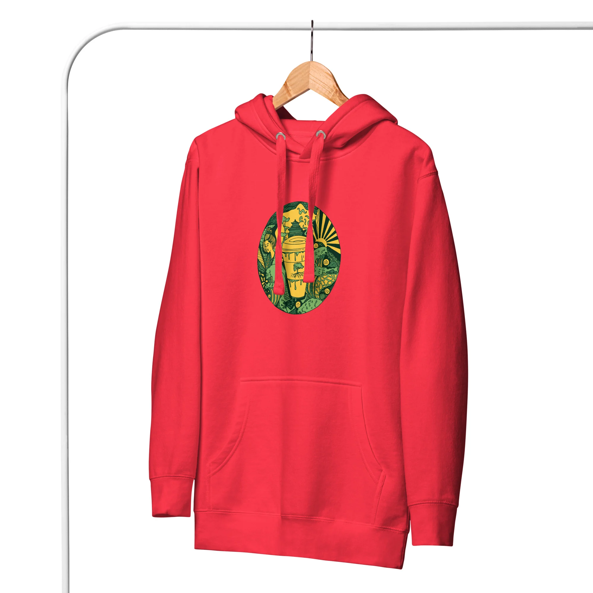 Forrest Green Coffee in Japan - Coffee Hoodie - Image 4