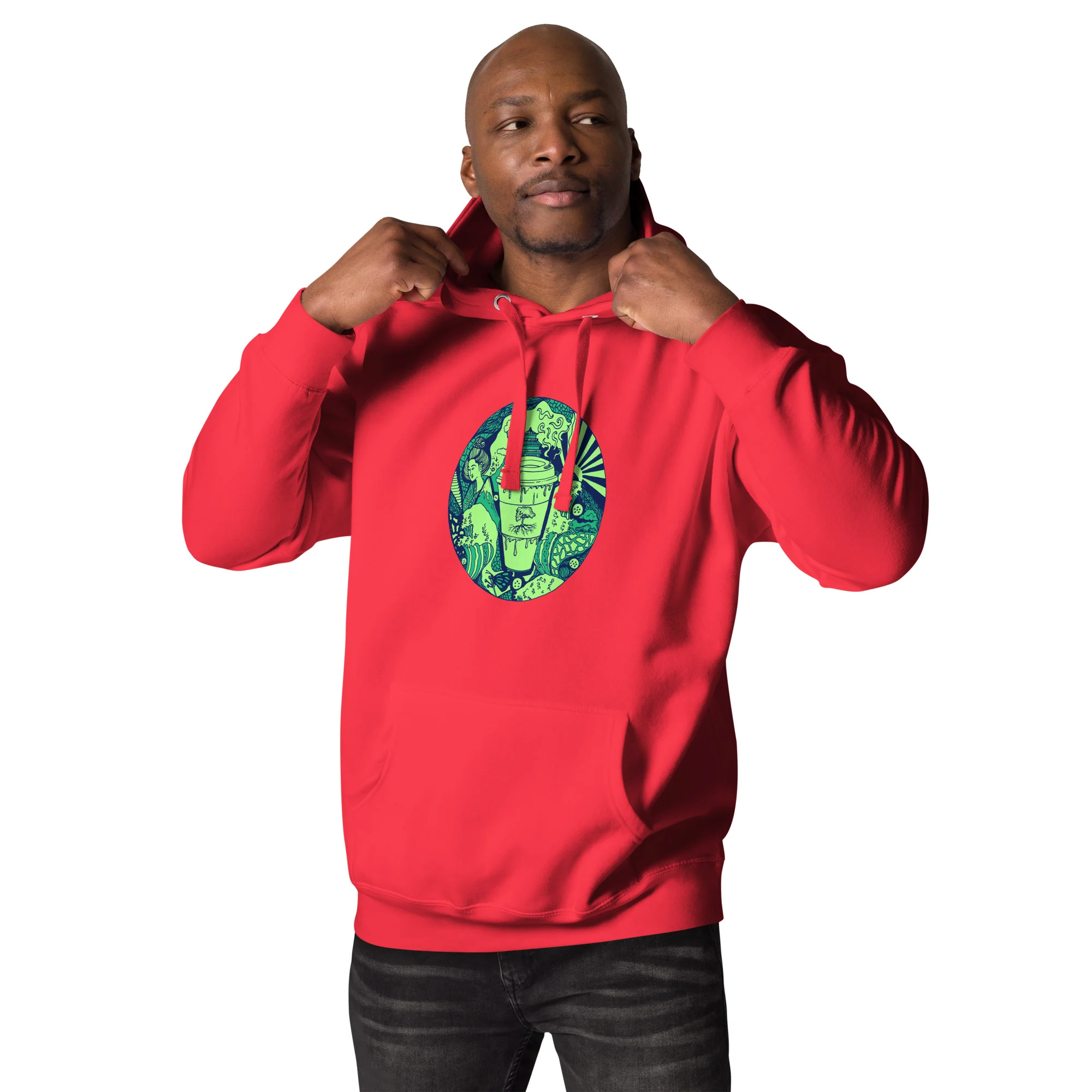 Green Coffee in Japan - Coffee Hoodie - Image 3