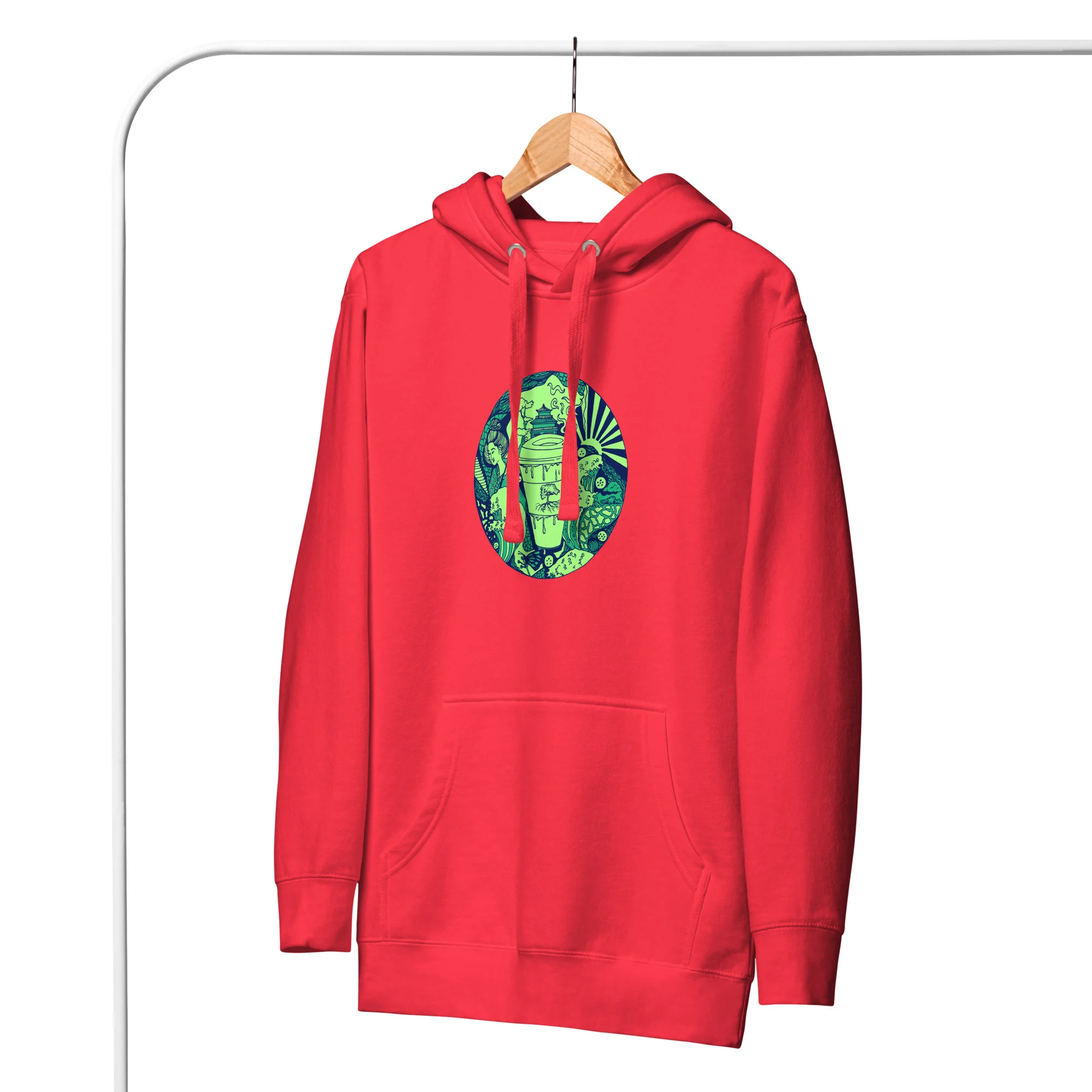 Green Coffee in Japan - Coffee Hoodie - Image 4