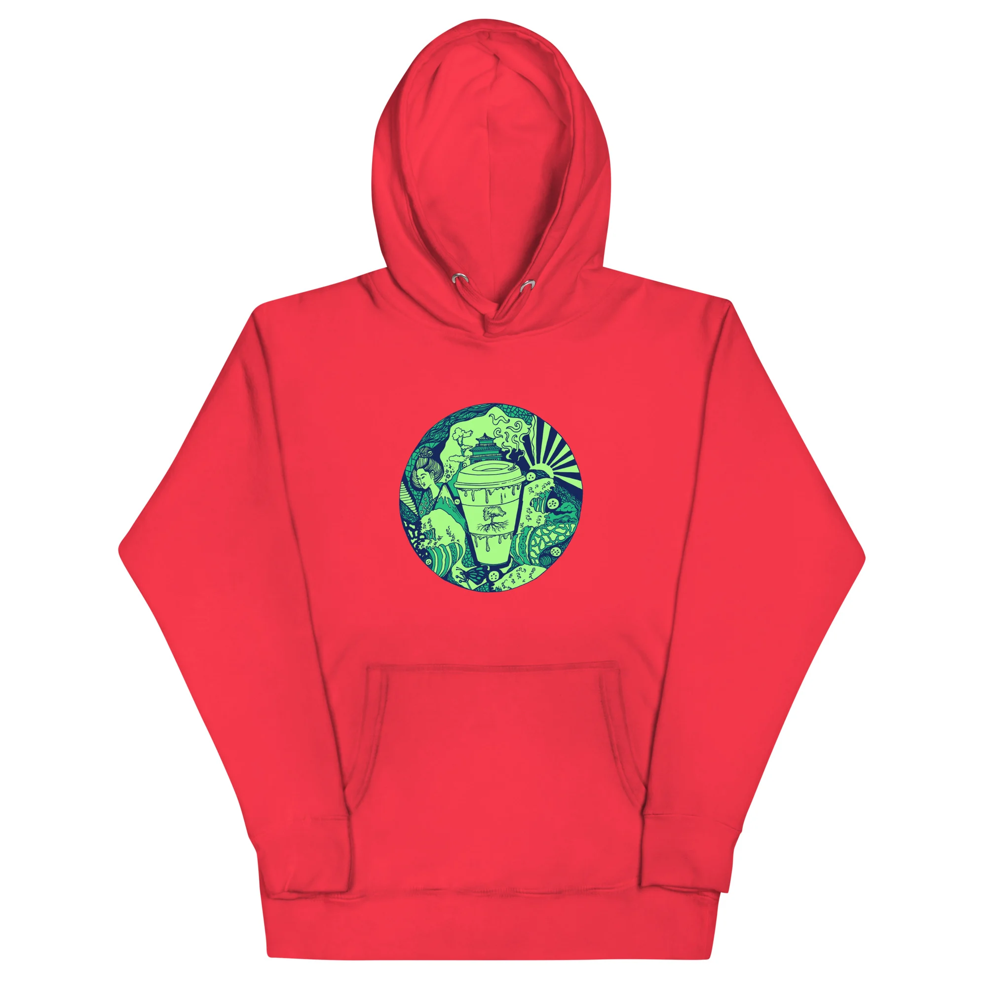 Green Coffee in Japan - Coffee Hoodie - Image 5