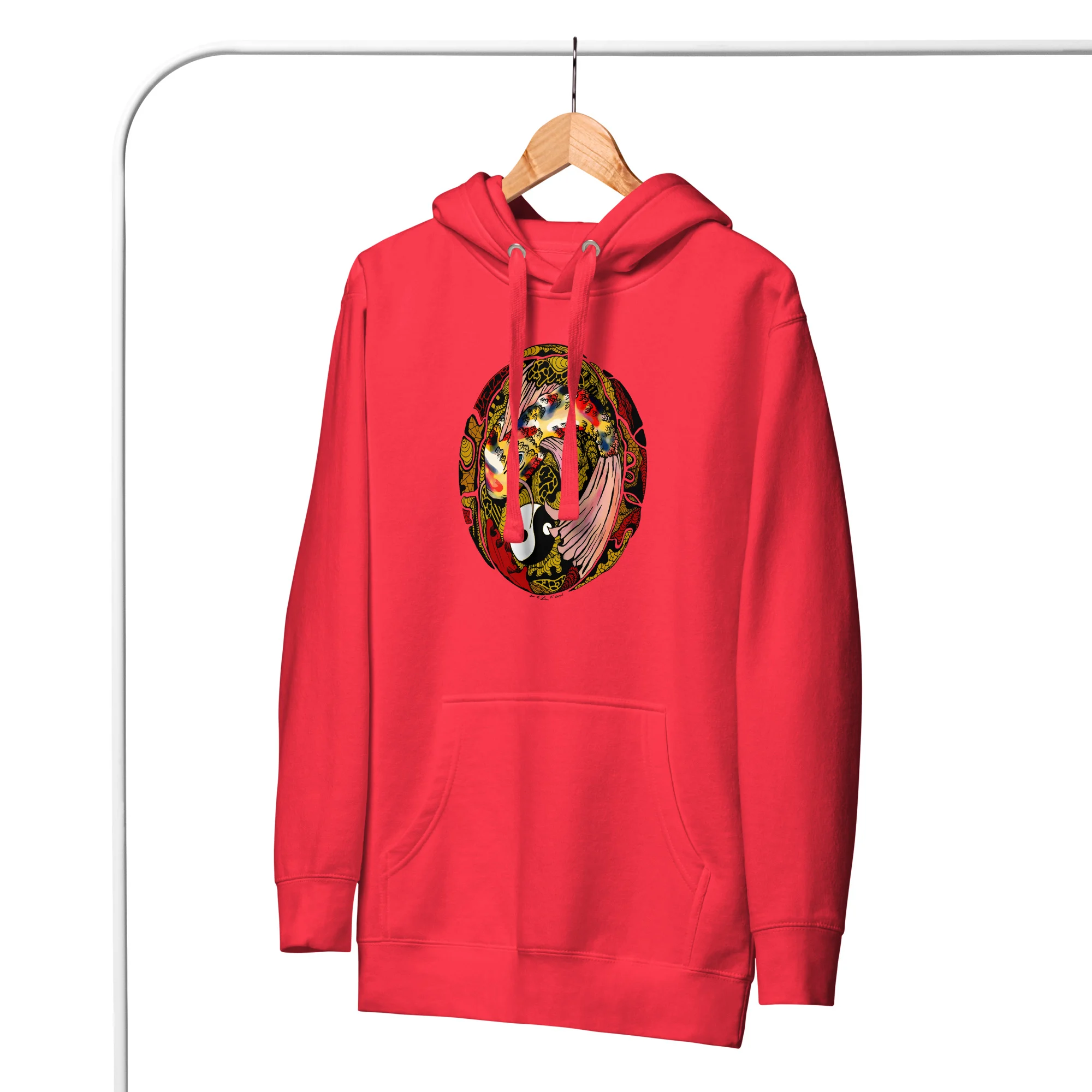 Legacy Koi of Balance - Koi Fish Hoodie - Image 4