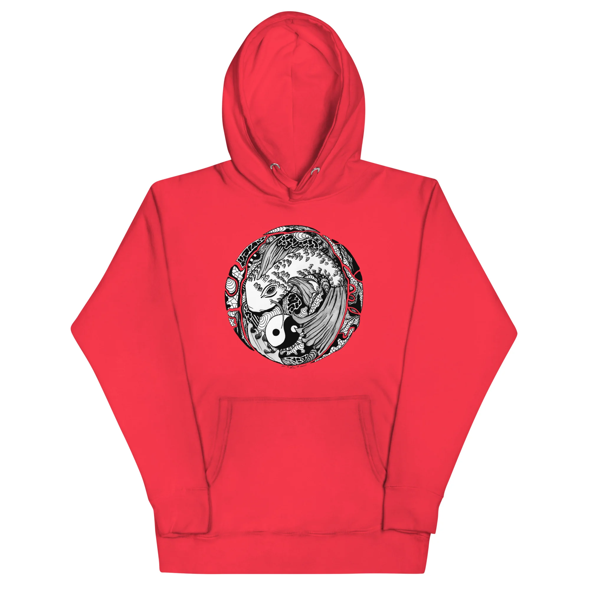 Koi of Balance - Koi Fish Hoodie - Image 5