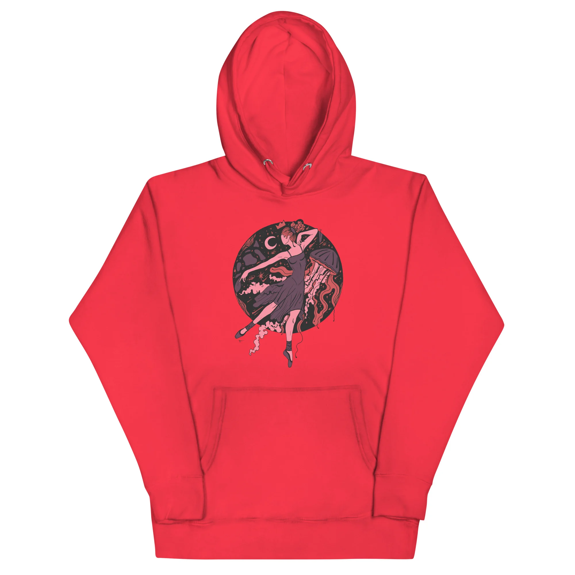 Amber and Rose The Oceanic Dancer | Ballerina Drawing Hoodie - Image 5