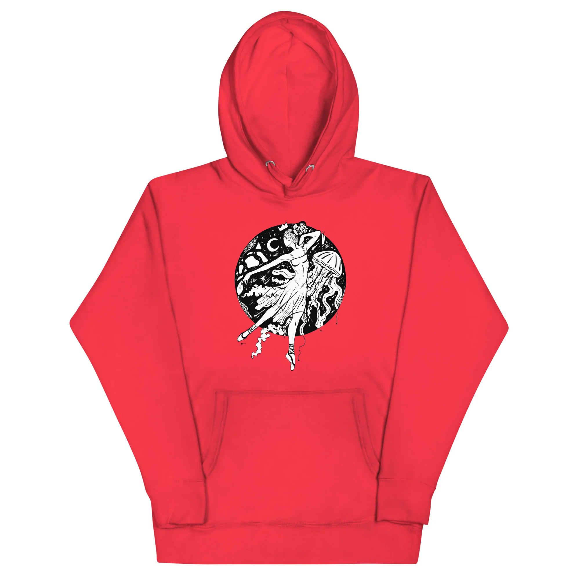 The Oceanic Dancer | Ballerina Drawing Hoodie - Image 5