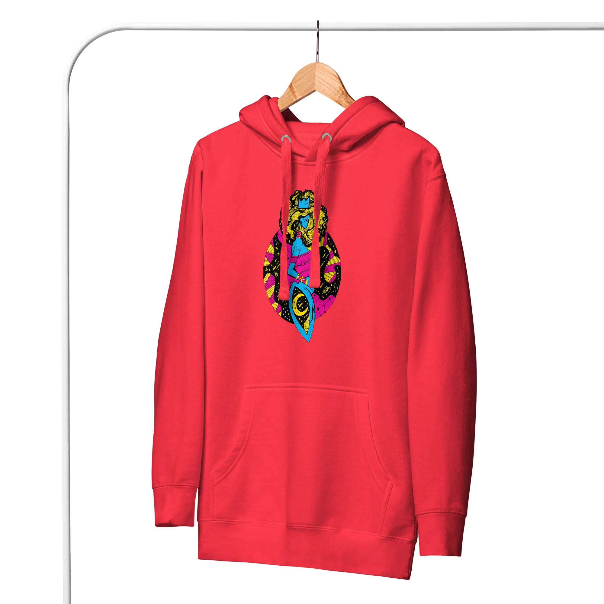 CMYK Birth of Sahelle | Art gift for Mom Hoodie - Image 4