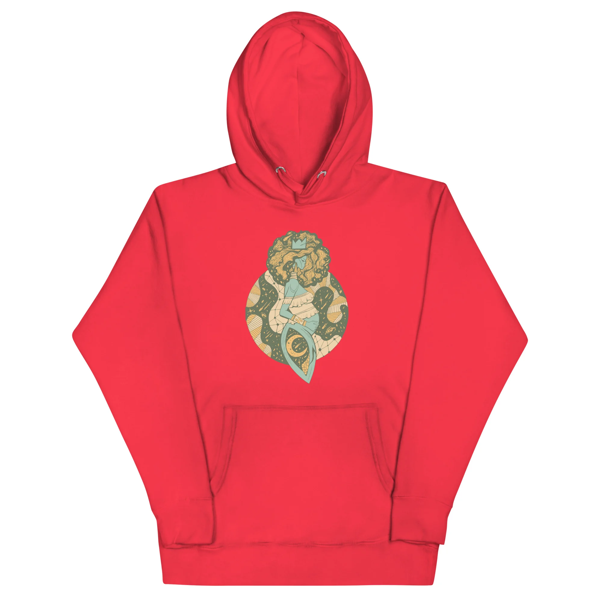Sage Green Birth of Sahelle | Art gift for Mom Hoodie - Image 5