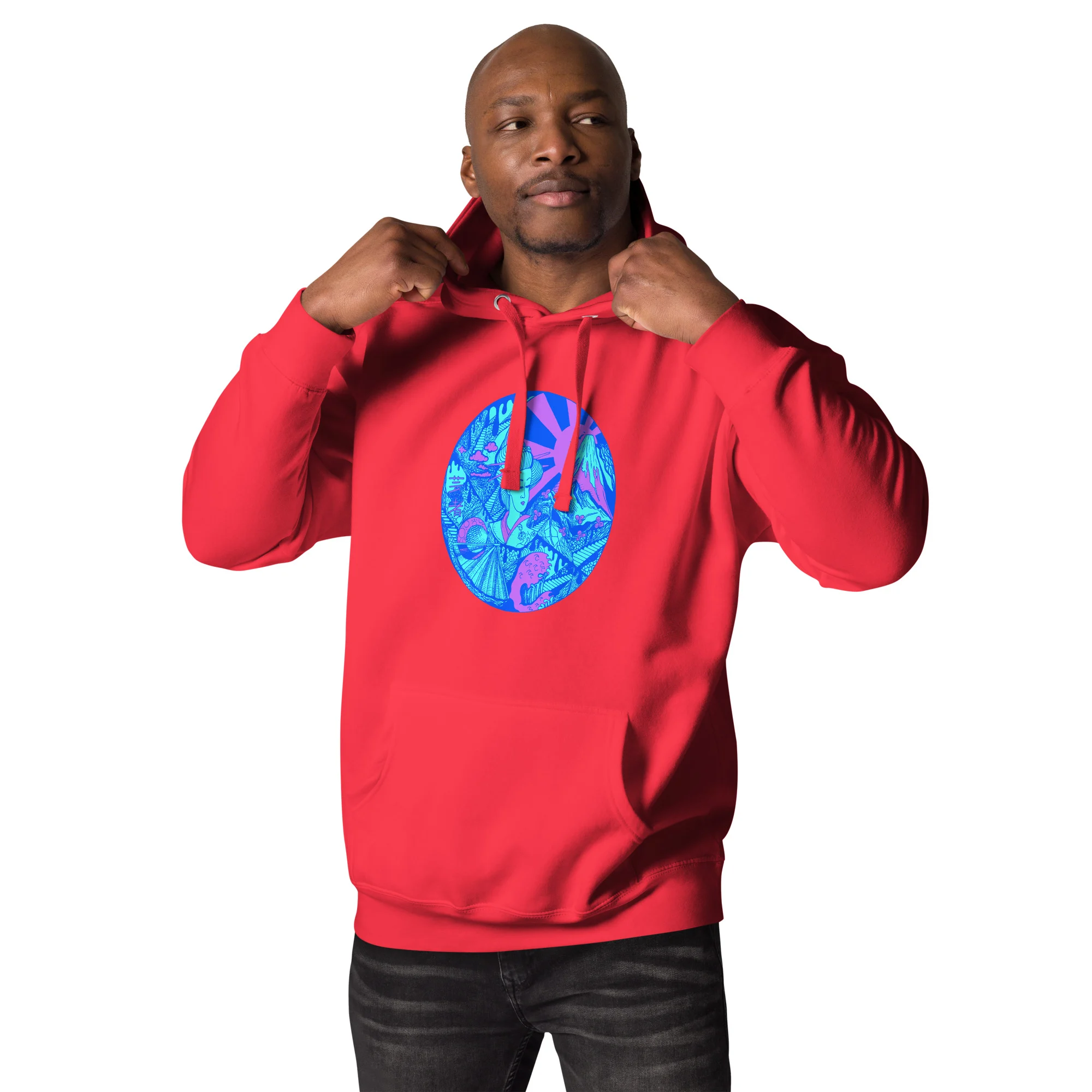 Dreaming of Japan - Japanese Circle Hoodie - Image 3