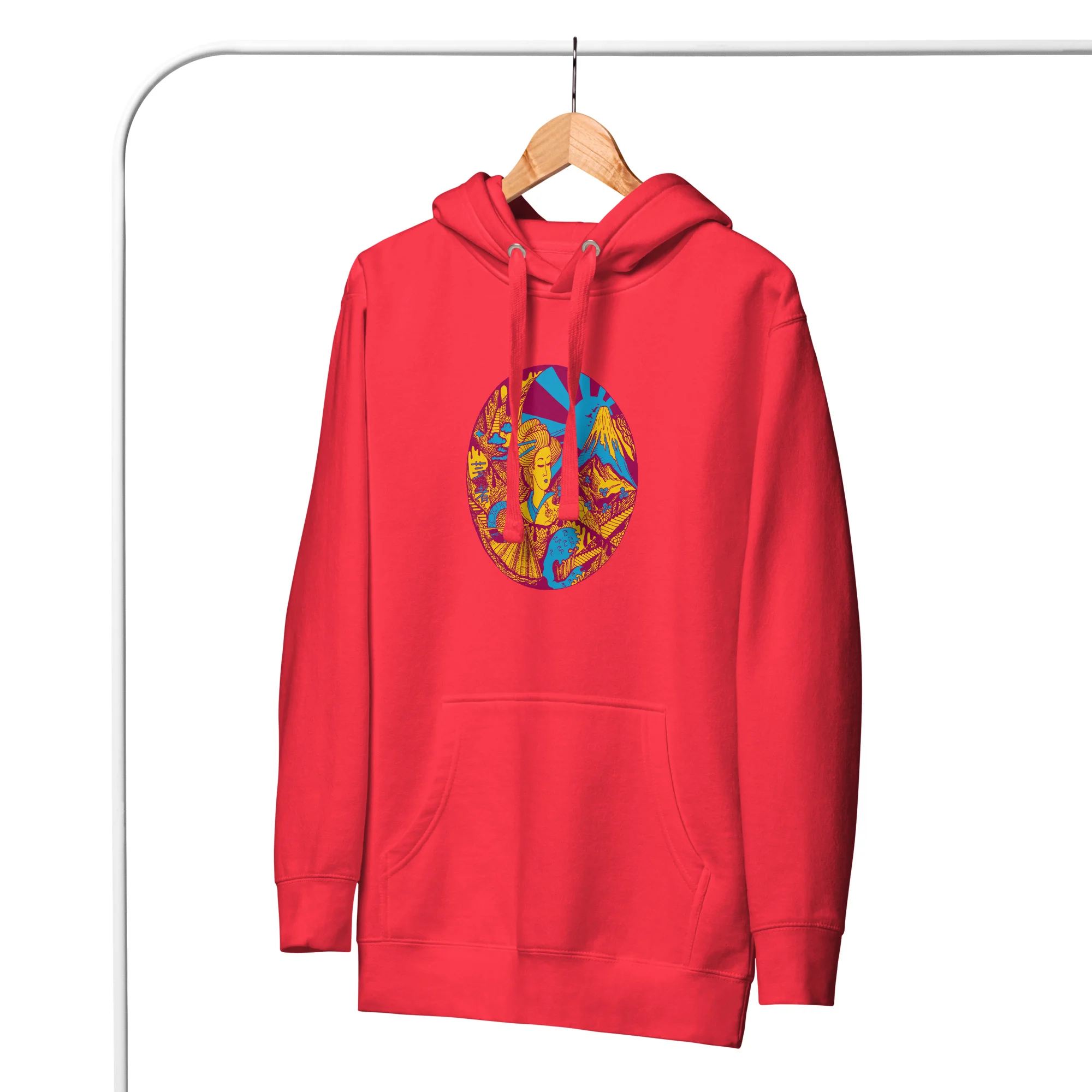 Triadic Dreaming of Japan - Japanese Circle Hoodie - Image 4