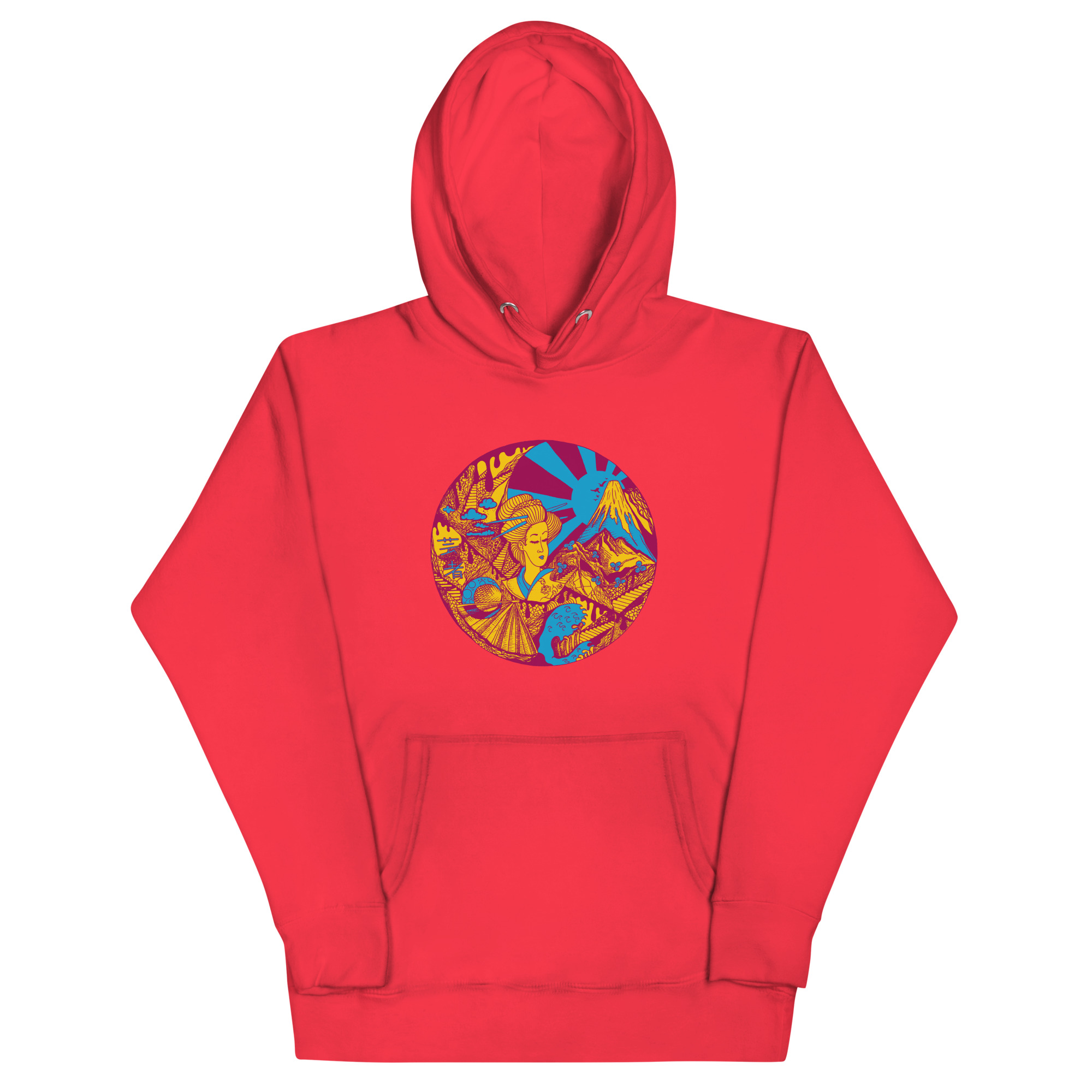 Triadic Dreaming of Japan - Japanese Circle Hoodie - Image 5