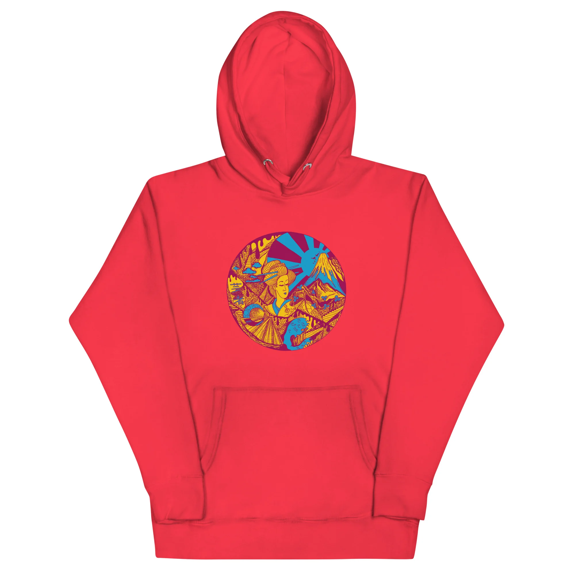 Triadic Dreaming of Japan - Japanese Circle Hoodie - Image 5