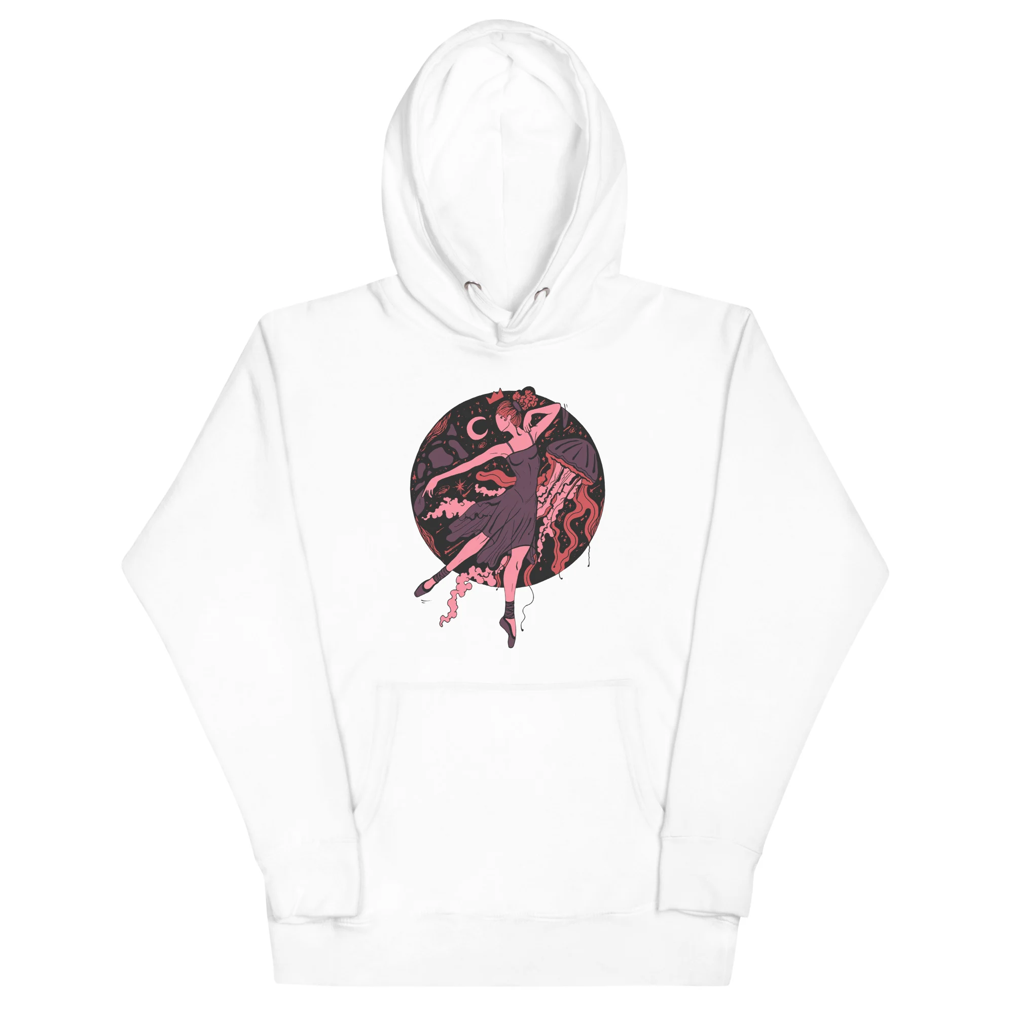 Amber and Rose The Oceanic Dancer | Ballerina Drawing Hoodie - Image 7