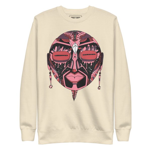 Amber and Rose African Mask No. 2 - African Sweatshirt