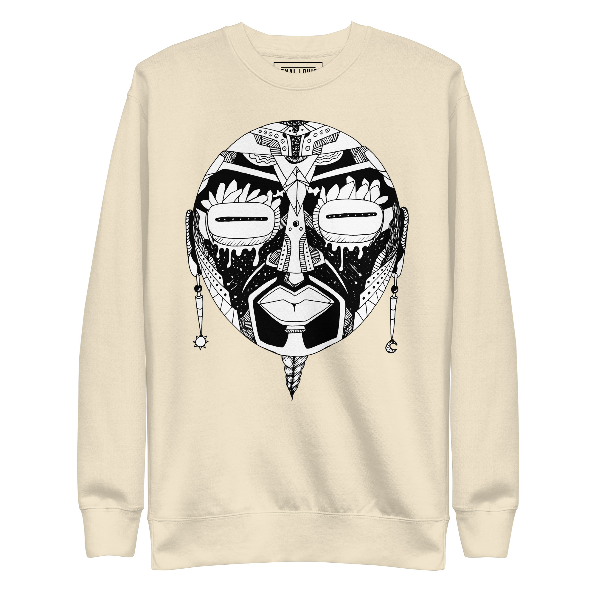 African Mask No. 2 - African Sweatshirt