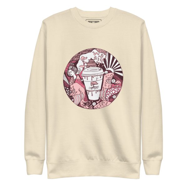Pink and White Coffee in Japan - Coffee Sweatshirt
