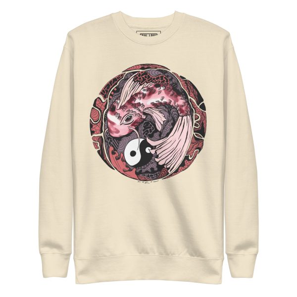 Amber and Rose Koi of Balance - Koi Fish Sweatshirt