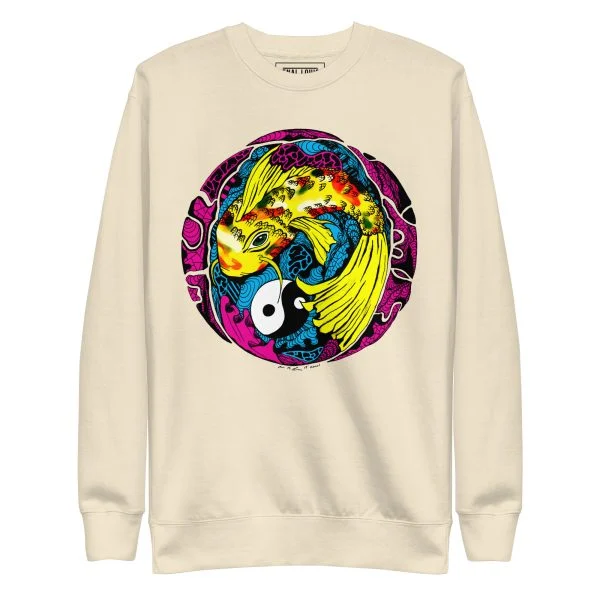 CMYK Koi of Balance - Koi Fish Sweatshirt