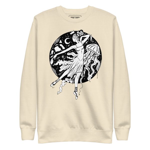 The Oceanic Dancer | Ballerina Drawing Sweatshirt