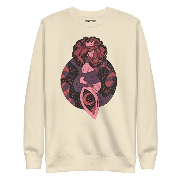 Amber and Rose Birth of Sahelle | Art gift for Mom Sweatshirt