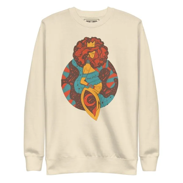 Cafe Birth of Sahelle | Art gift for Mom Sweatshirt