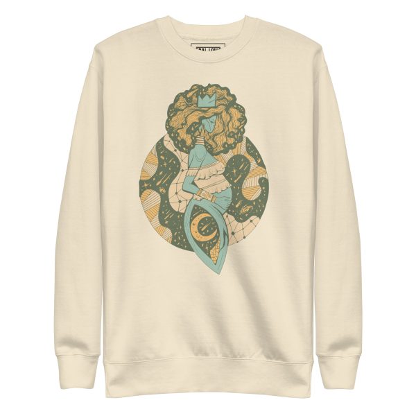 Sage Green Birth of Sahelle | Art gift for Mom Sweatshirt
