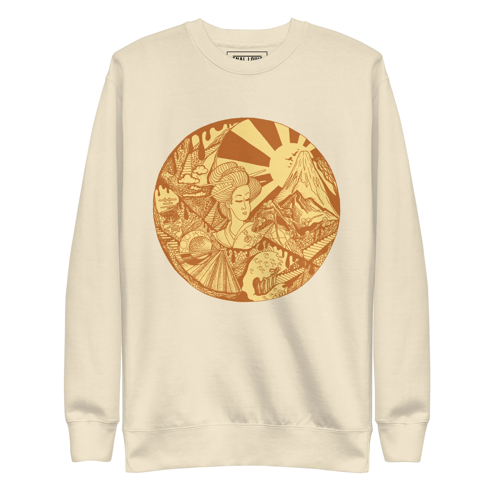 Terracotta Dreaming of Japan - Japanese Circle Sweatshirt