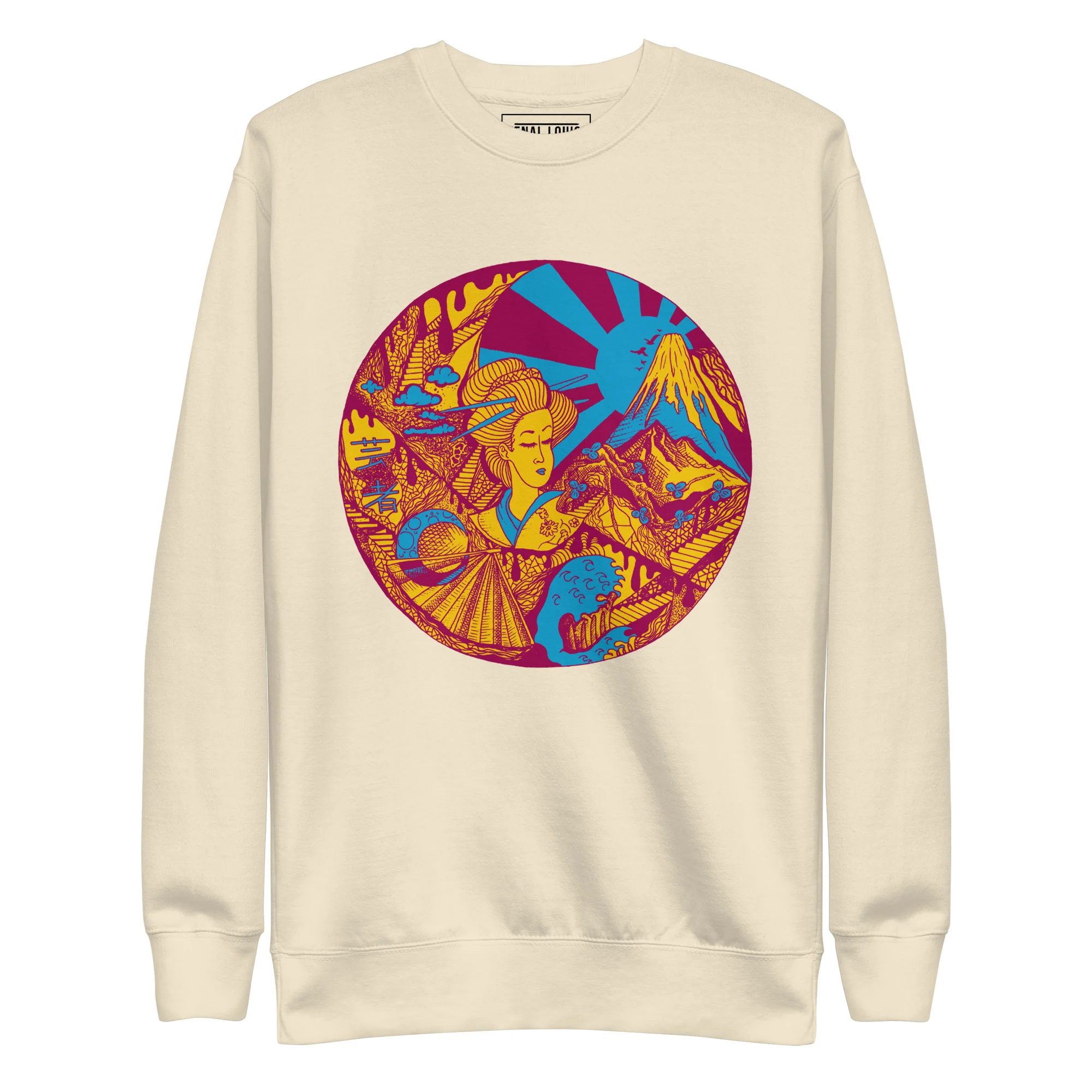 Triadic Dreaming of Japan - Japanese Circle Sweatshirt