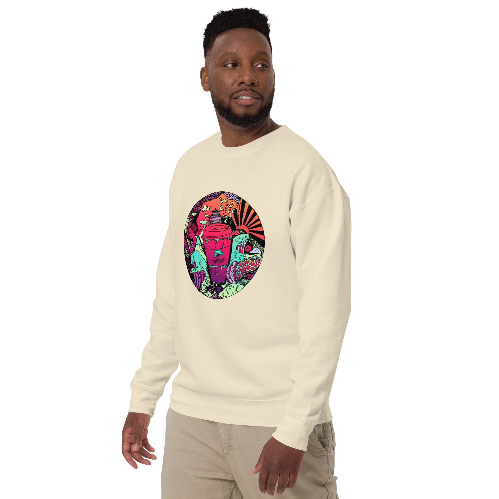 Blue Red Blend Coffee in Japan - Coffee Sweatshirt - Image 5