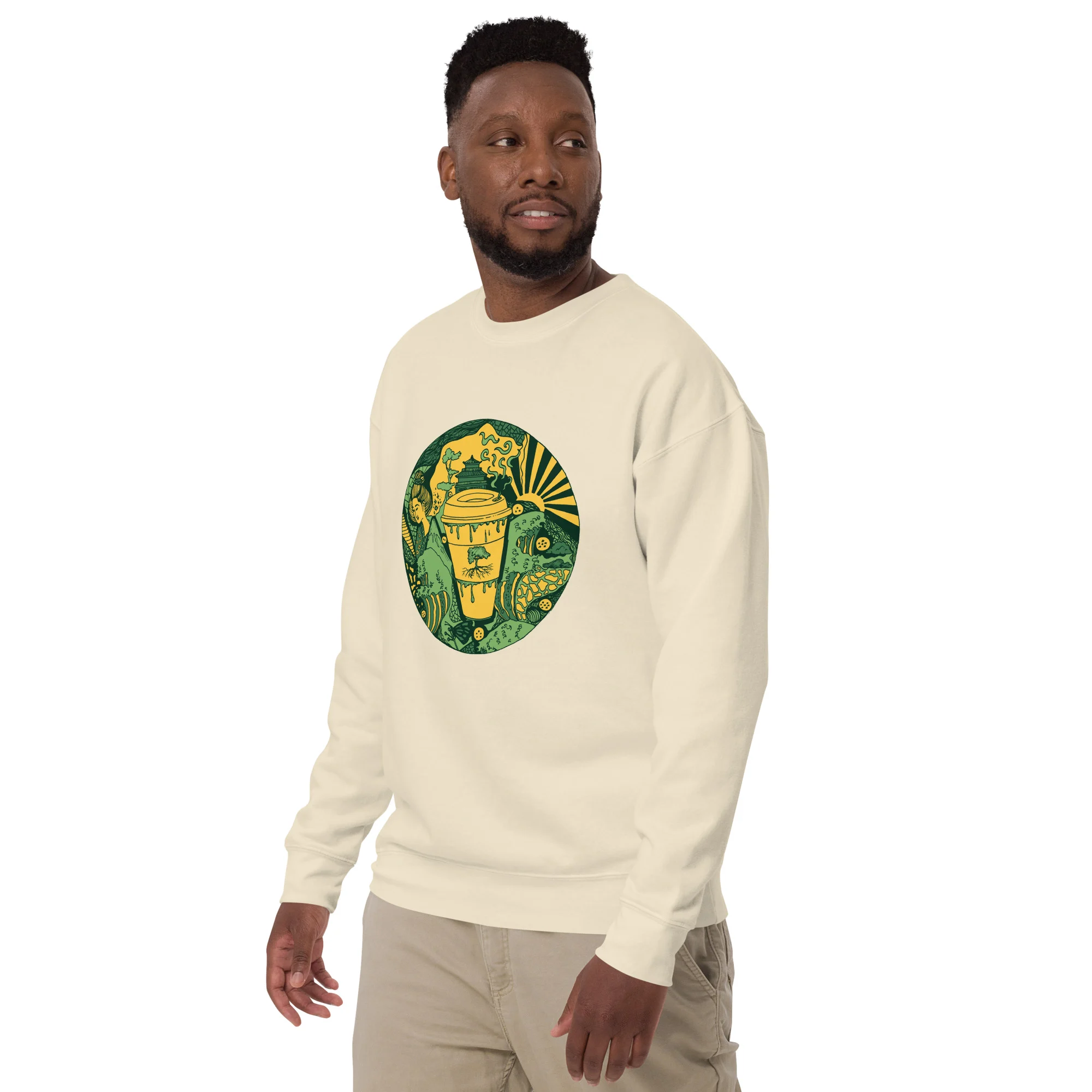 Forrest Green Coffee in Japan - Coffee Sweatshirt - Image 5