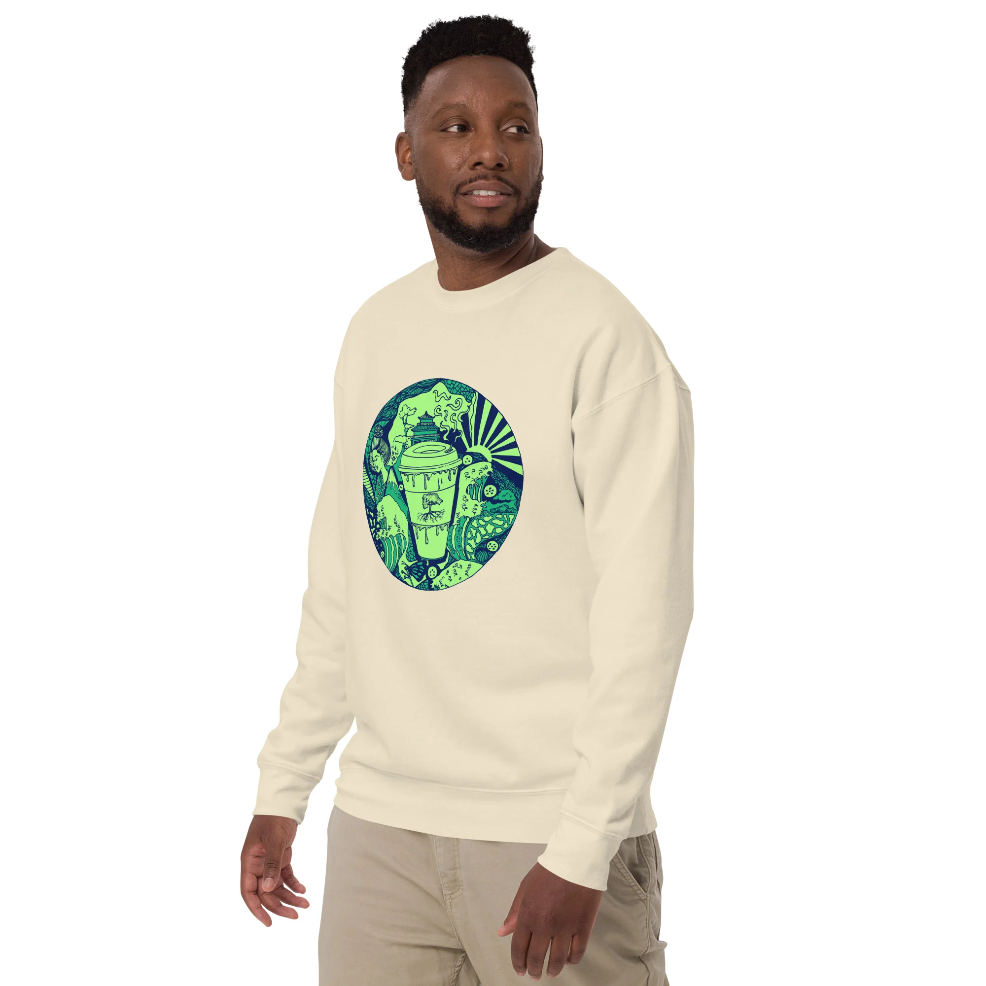 Green Coffee in Japan - Coffee Sweatshirt - Image 5