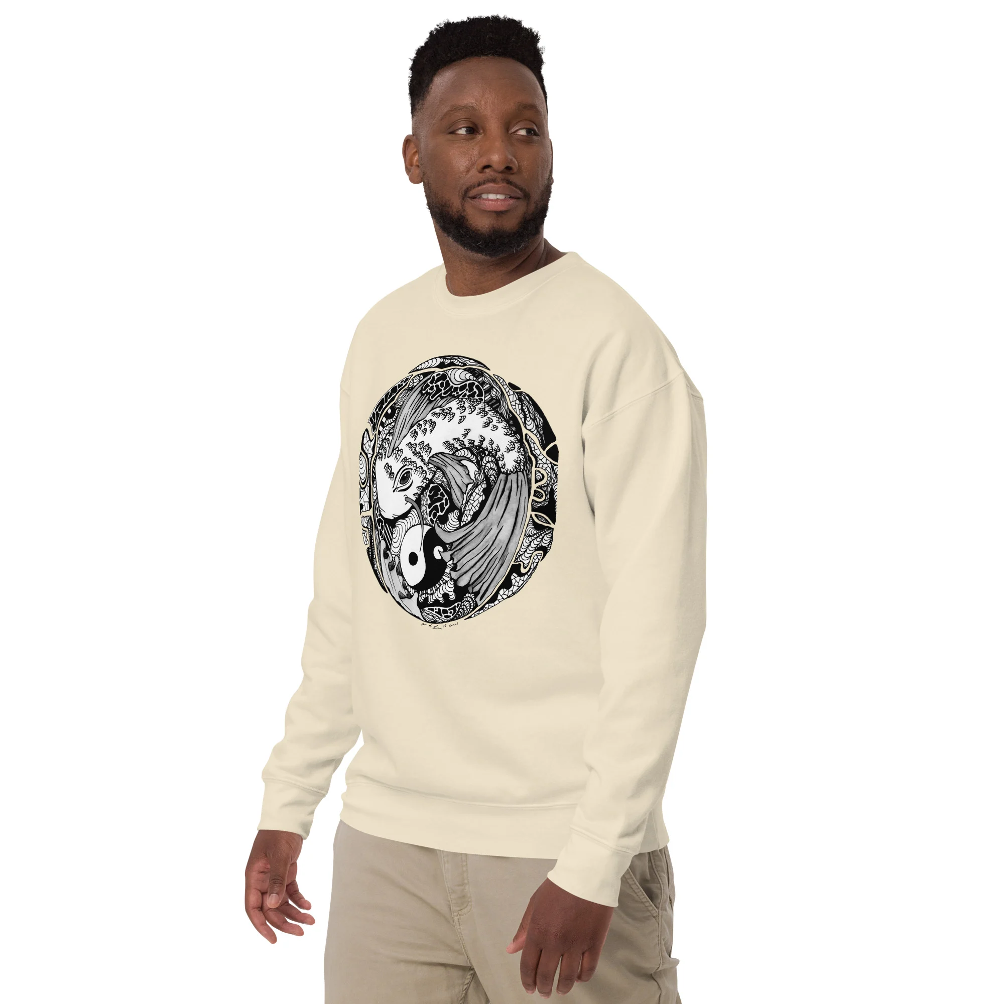Koi of Balance - Koi Fish Sweatshirt - Image 5
